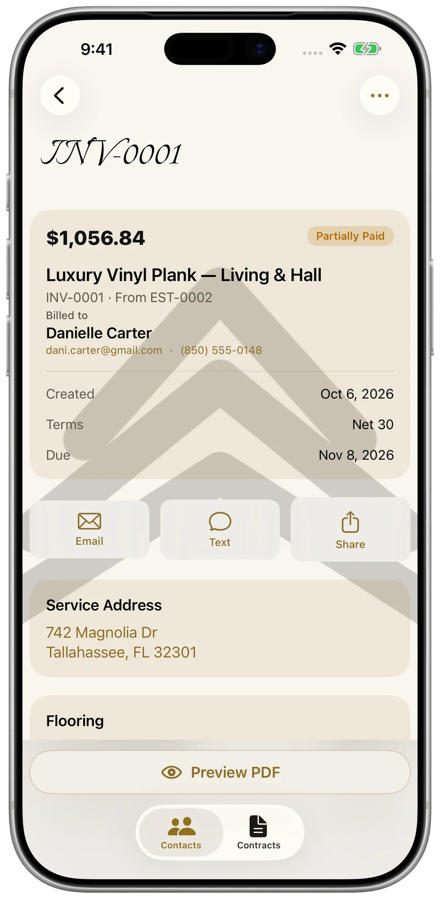 My Business — a branded document package